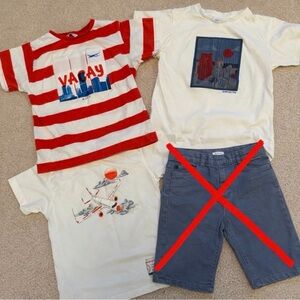 Vacay T-shirts set, 7-8yrs.